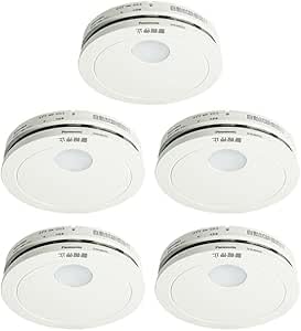 Amazon.co.jp: けむり当番 住宅用 火災警報器 煙式 光電式 5個セット